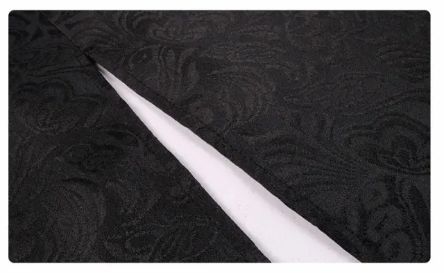 Men's Medieval Jacquard Stand-Collar Long Coat for Cosplay detail 21