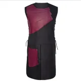 Leather Vest - Red