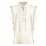 Lace-Up Vest - Off-White