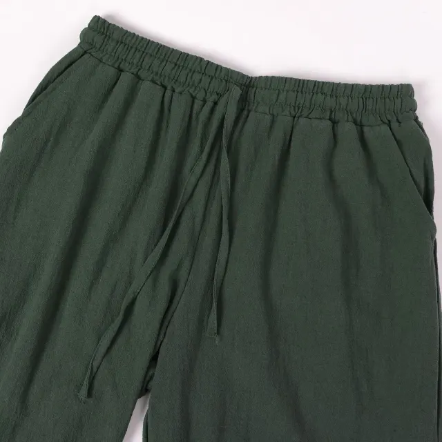 Men's Quick-Dry Medieval Pirate Cosplay Pants with Pockets detail 3