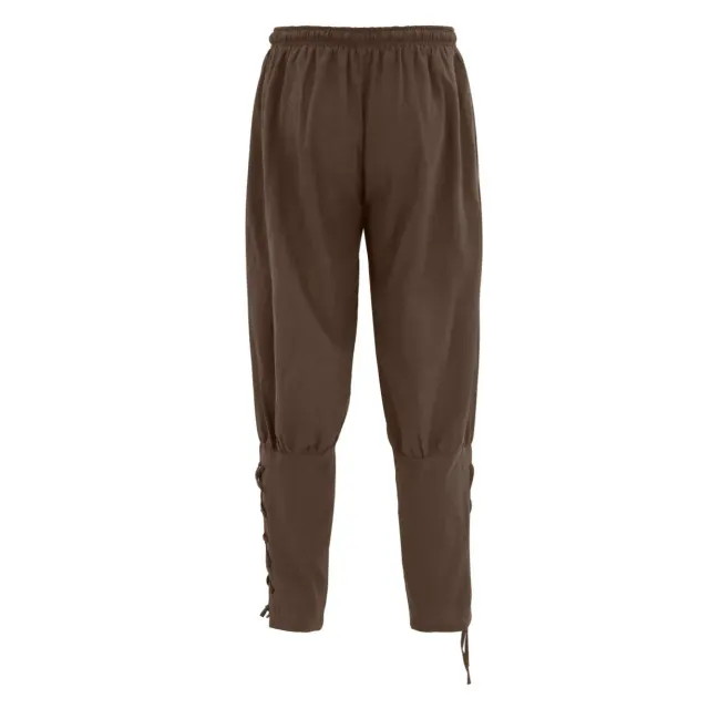 Men's Quick-Dry Medieval Pirate Cosplay Pants with Pockets detail 9