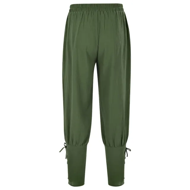 Men's Medieval Pirate Lace-Up Pants for Cosplay detail 15