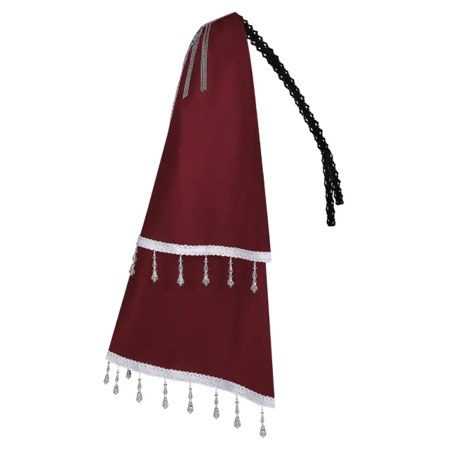 Men's Medieval Prince Left-Shoulder Cape for Halloween Cosplay detail 13