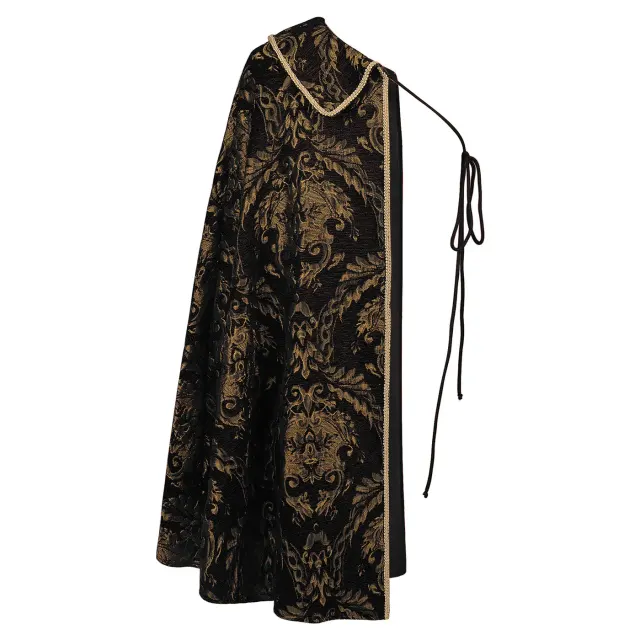 Men's Medieval Renaissance King Court Cape Shirt Cosplay Set detail 10