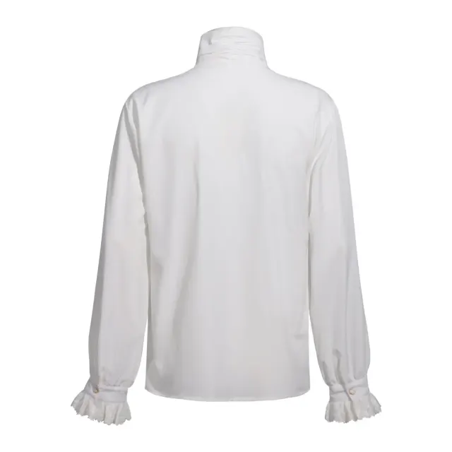Men's Medieval Renaissance King Court Cape Shirt Cosplay Set detail 15