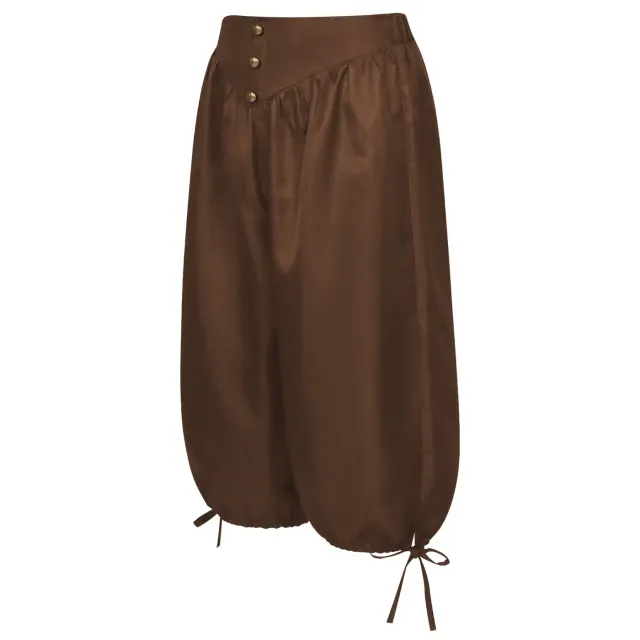 Men's Medieval Renaissance Pirate Lace-Up Costume Pants detail 11