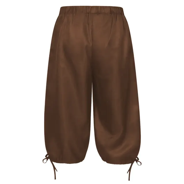 Men's Medieval Renaissance Pirate Lace-Up Costume Pants detail 12