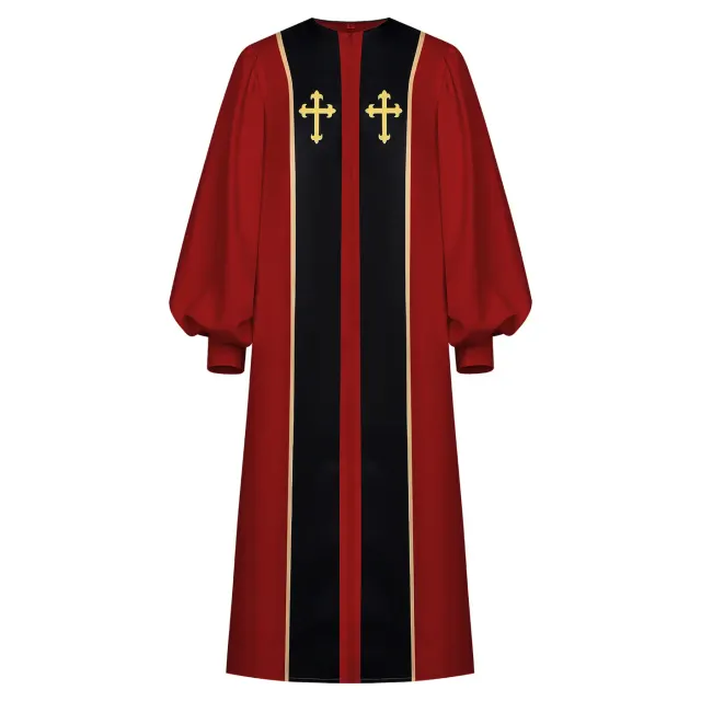 Men's Medieval Ritual Robe Halloween Cosplay Stage Costume detail 13