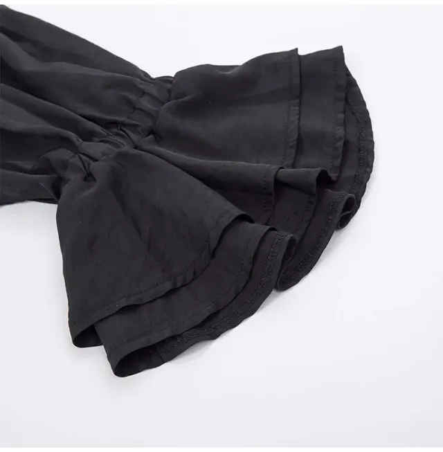 Men's Medieval Ruffled Pirate Shirt for Halloween Cosplay detail 4