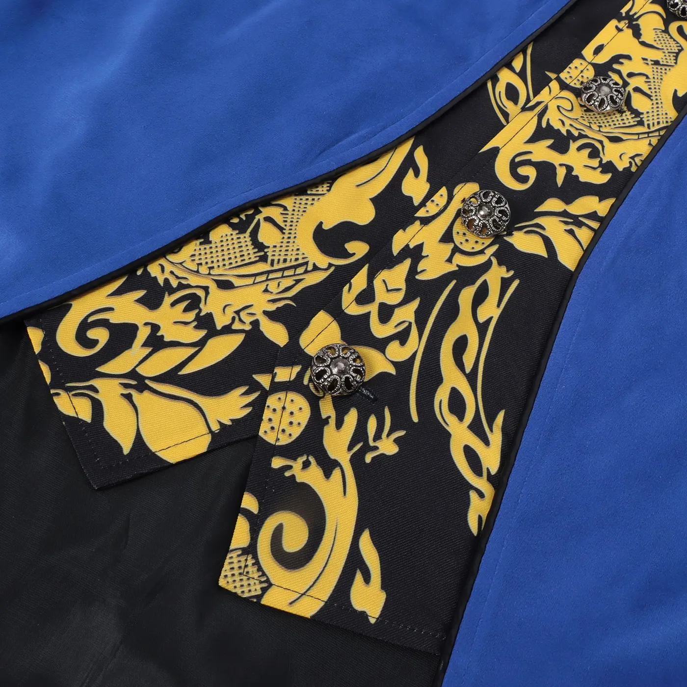 Men's Medieval Steampunk Gothic Tailcoat Cosplay Jacket detail 4