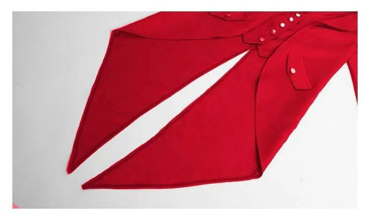Men's Medieval Tailcoat Cosplay Costume Set for Halloween detail 13