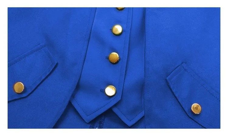 Men's Medieval Tailcoat Cosplay Costume Set for Halloween detail 14