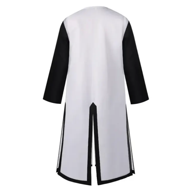 Men's Medieval Templar Knight Halloween Cosplay Tunic Costume detail 3