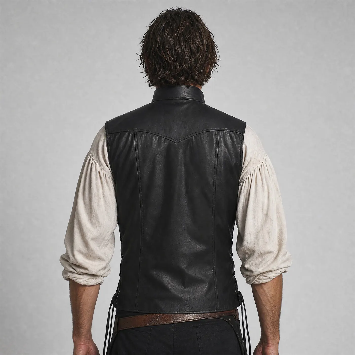 Men's Pirate Vest Set Renaissance Halloween Cosplay Costume detail 2
