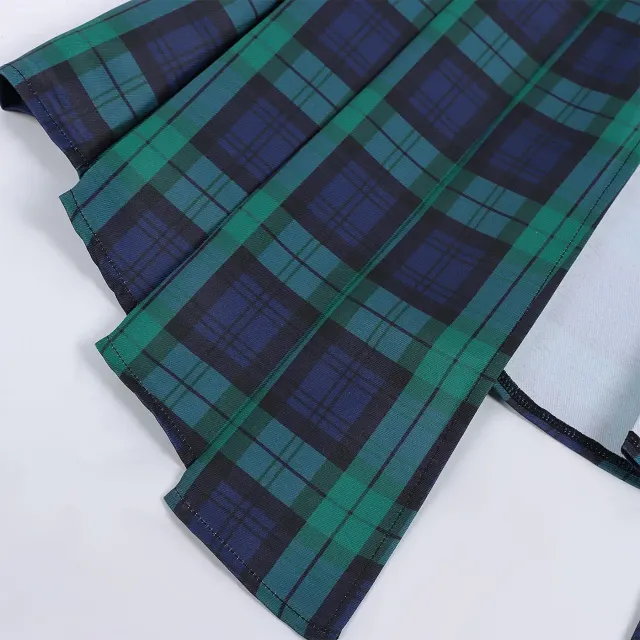 Men's Pleated Gothic Plaid Skirt for Cosplay and Stage detail 7