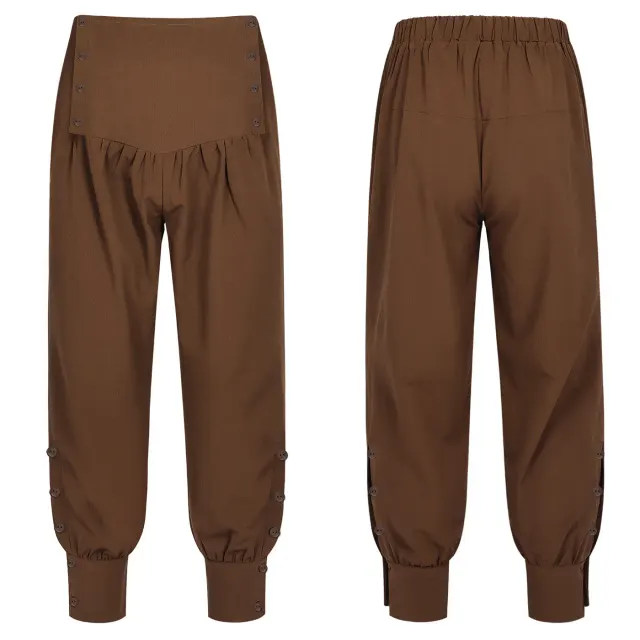 Men's Renaissance Pirate Shirt and Pants Cosplay Costume detail 5