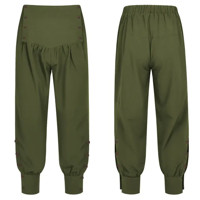 Men's Renaissance Pirate Shirt and Pants Cosplay Costume detail 12