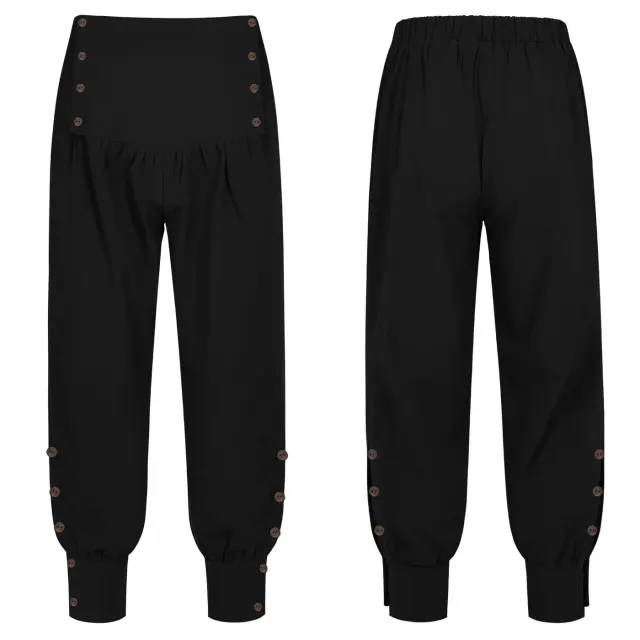 Men's Renaissance Pirate Shirt and Pants Cosplay Costume detail 13