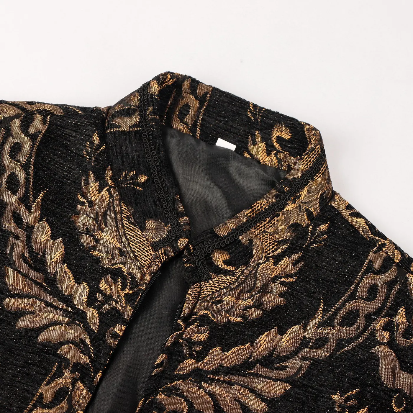 Men's Medieval Renaissance Double-Layer Vest and Pumpkin Shorts Set detail 4