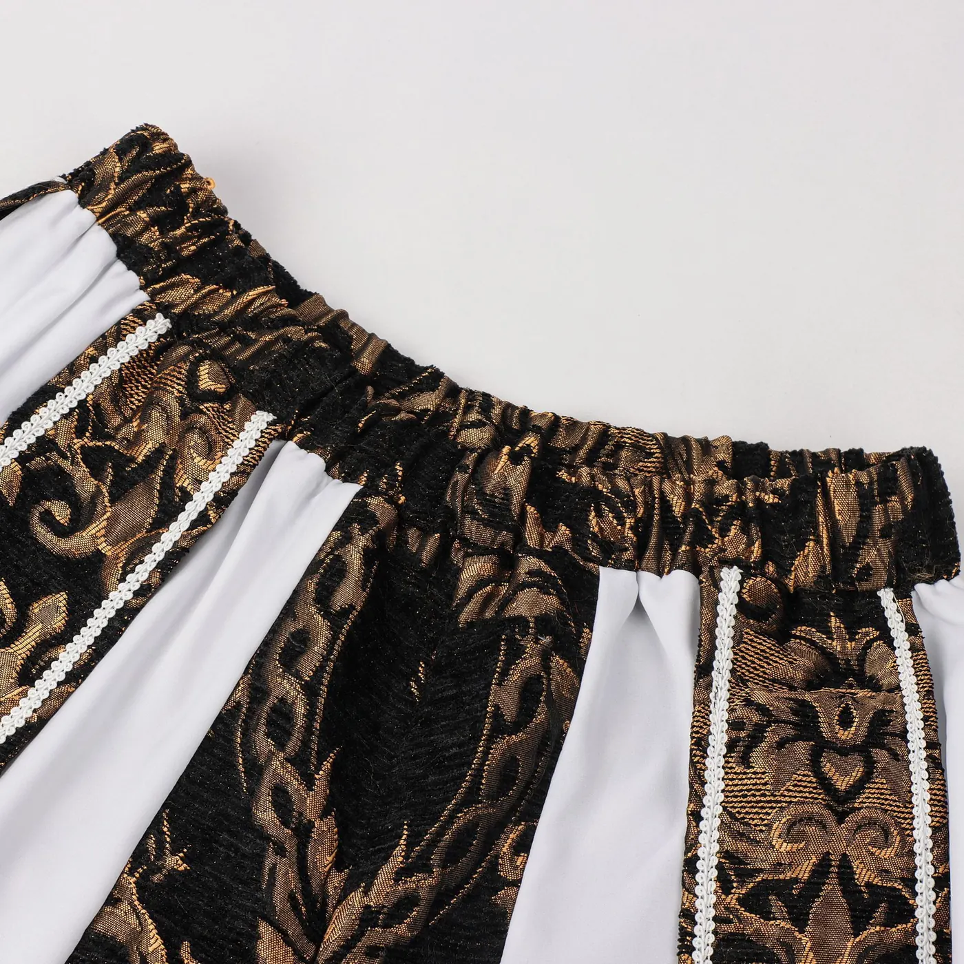 Men's Medieval Renaissance Double-Layer Vest and Pumpkin Shorts Set detail 7