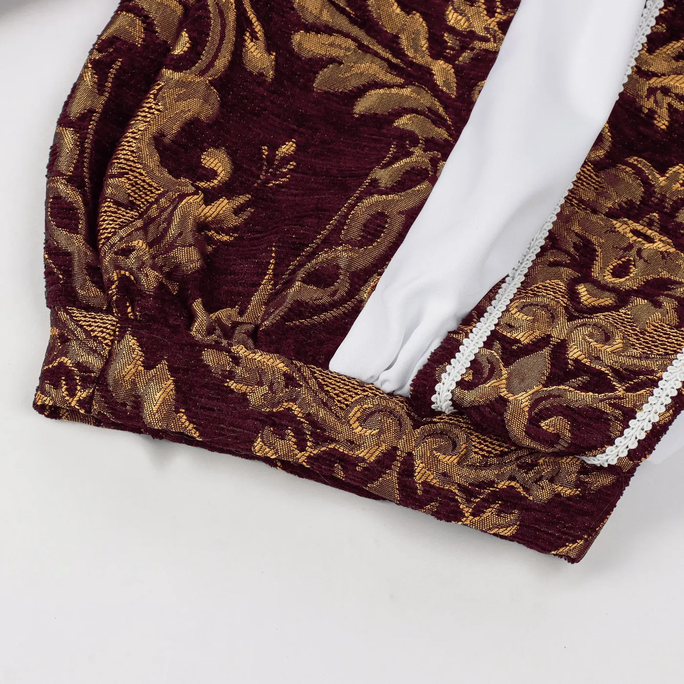 Men's Medieval Renaissance Double-Layer Vest and Pumpkin Shorts Set detail 16