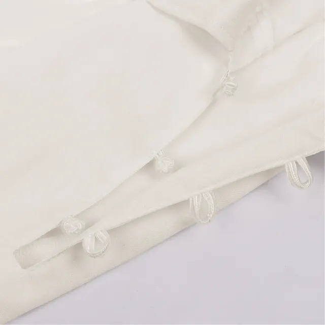 Men's Renaissance Ruffled V-Neck Long-Sleeve Cosplay Shirt detail 8