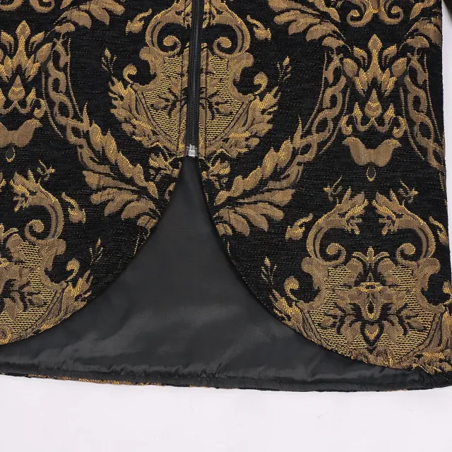 Veste cosplay pour homme à col montant, style cour Tudor et Renaissance détail 6