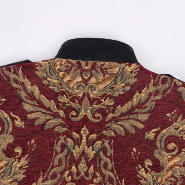 Veste cosplay pour homme à col montant, style cour Tudor et Renaissance détail 12