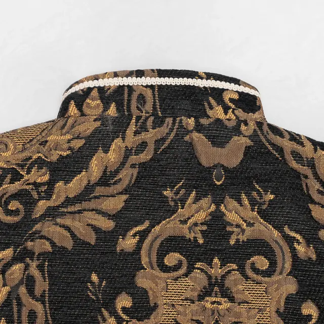 Men's Royal King Halloween Cosplay Vest and Pumpkin Pants detail 23