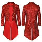 Shimmer Tailcoat - Red