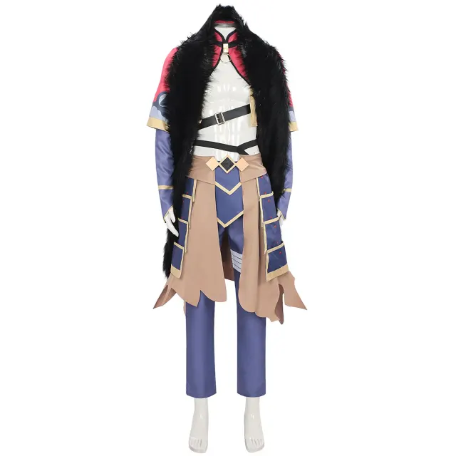 Men's Space-Time Kaguya Emperor Ming Cosplay Costume Set detail 1