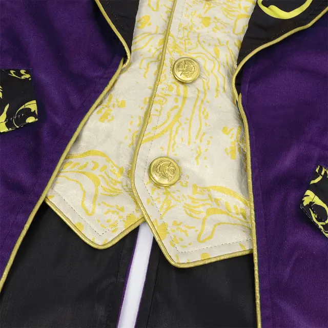 Men's Steampunk Gothic Embroidered Tailcoat Cosplay Jacket detail 14