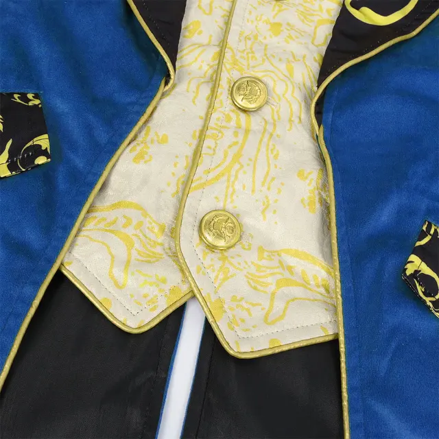 Men's Steampunk Gothic Embroidered Tailcoat Cosplay Jacket detail 18