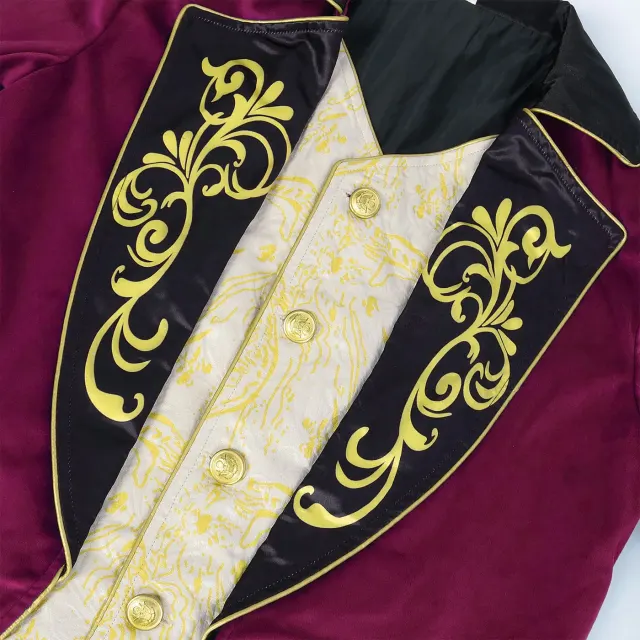 Men's Steampunk Gothic Embroidered Tailcoat Cosplay Jacket detail 24