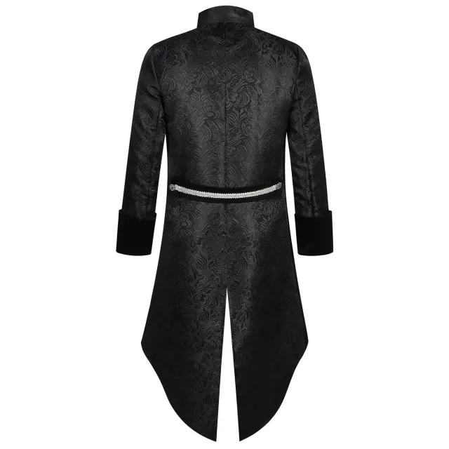 Men's Steampunk Gothic Tailcoat Cosplay Costume detail 3