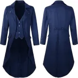 Steampunk Tailcoat - Navy Blue