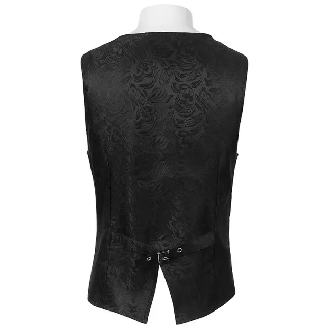 Men's Steampunk Renaissance Cosplay Costume Set with Vest and Pants detail 12