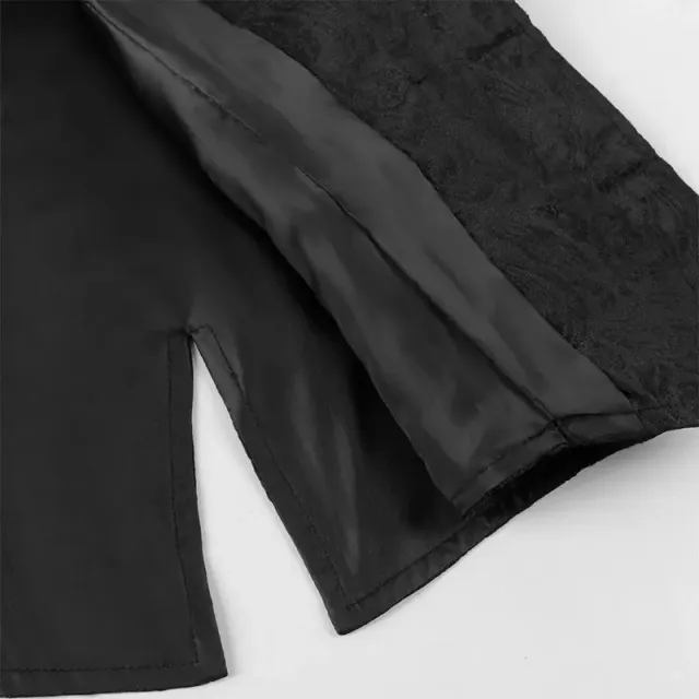 Men's Steampunk Renaissance Cosplay Costume Set with Vest and Pants detail 18