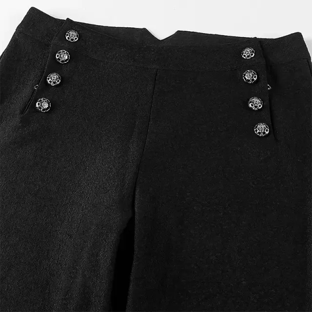 Men's Steampunk Renaissance Cosplay Costume Set with Vest and Pants detail 23