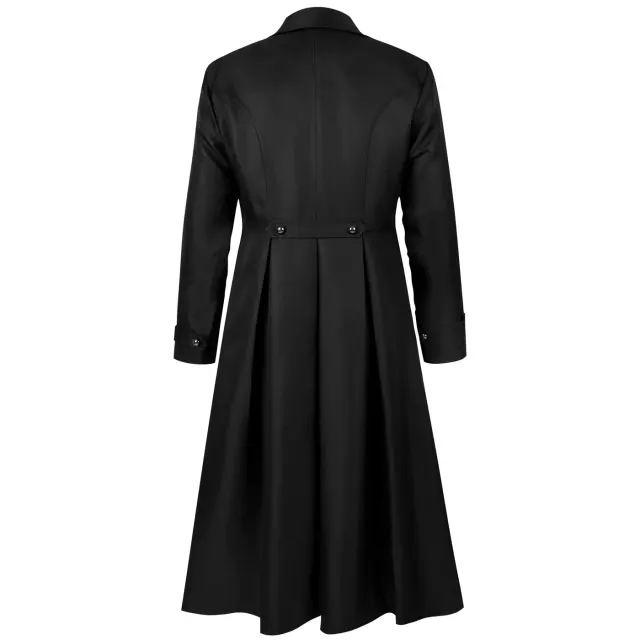 Men's Steampunk Halloween Stand Collar Cosplay Coat detail 3