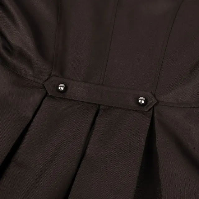Men's Steampunk Halloween Stand Collar Cosplay Coat detail 24
