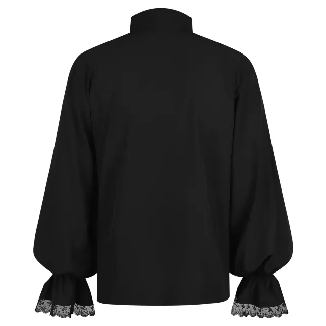 Men's Steampunk Victorian Dark Tassel Cosplay Shirt detail 3