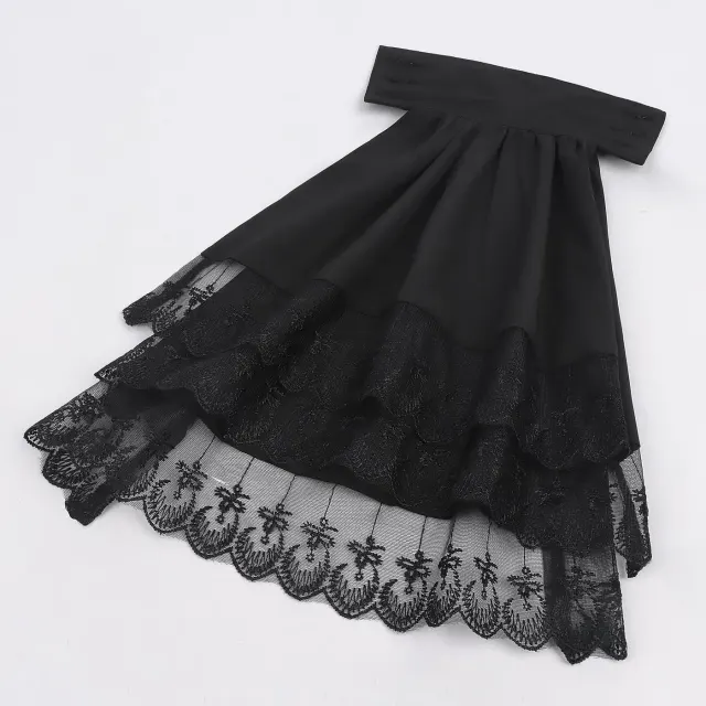 Men's Steampunk Victorian Dark Tassel Cosplay Shirt detail 9