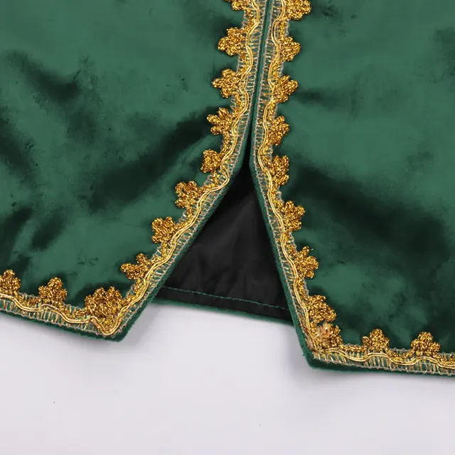 Men's Tudor Prince King Renaissance Cosplay Costume Set detail 14
