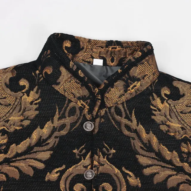 Men's Tudor Renaissance King Cosplay Jacket for Halloween detail 22