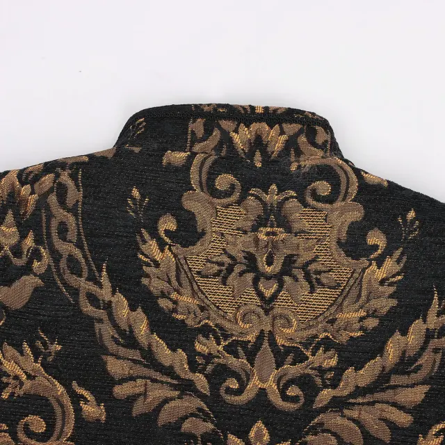 Men's Tudor Renaissance King Cosplay Jacket for Halloween detail 24