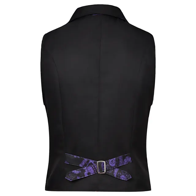 Men's Victorian Steampunk Gothic Renaissance Halloween Vest detail 12