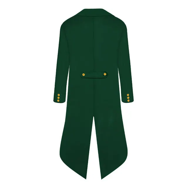 Men's Victorian Tailcoat Cosplay Costume Set with Bow Tie detail 2