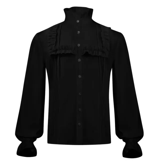 Men's Victorian Tailcoat Cosplay Costume Set with Bow Tie detail 17