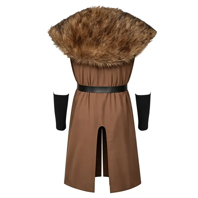 Men's Medieval Viking Warrior LARP Tunic Renaissance Costume detail 11